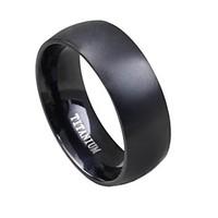 European Men\'s Rings Black (1 Pc) Jewelry Christmas Gifts