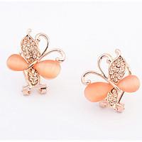 euramerican bohemia elegant orange butterfly opal rhinestoe womens dai ...