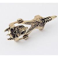 euramerican vintage copper delicate punk exaggeration skeleton rings h ...