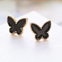 euramerican tast contracted joker small butterfly shape girl daily ear ...