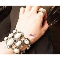 european and american fashion big pearl bracelet