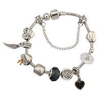 european and american fashion punk wind peach heart bracelet