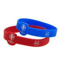 Euro 2016 Silicone Wristbands 2pk