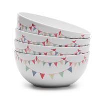 eurohike summer fte set of 4 bowls cream cream