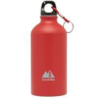 Eurohike Aqua 0.5L Aluminium Water Bottle - Red, Red