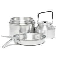 Eurohike Family Feast Cookset - Silver, Silver