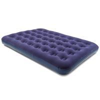 Eurohike Flocked Double Airbed - Blue, Blue