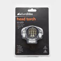Eurohike 12 LED Head Torch - Black, Black