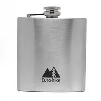 Eurohike Stainless Steel 0.6oz Hip Flask - Silver, Silver