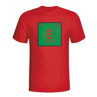 eusebio portugal periodic table t shirt red kids