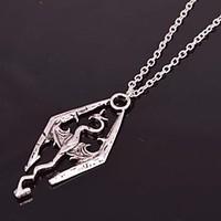 European Skyrim Men Alloy Pandant Necklace(1pc) Christmas Gifts