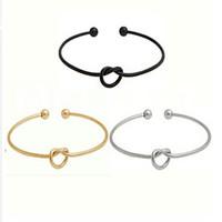 European Style Simple Brass Knot Bracelet Cuff Bracelets