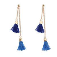 European Style Bohemian Fashion Nails Tassel Earrings