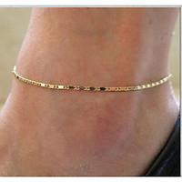 European Simple Chain Alloy Anklet Daily / Casual 1pc