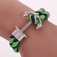Europe and the United States to restore ancient ways anchor bracelet, multicolor woven bracelet