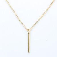 European Fashion New Alloy Necklace Extreme Simplicity Chain Of Clavicle