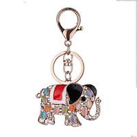 Europe And The United States New Realistic Guitar Key Chain Elephant Key Chain Bag Car Key Pendant Valentine\'s Day Gift Factory Direct Sales