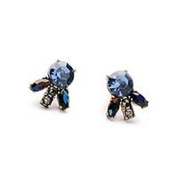 European Style Luxury Gem Geometric Earrrings Sample Stud Earrings for Women Fashion Jewelry Best Gift