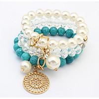 European And American Fashion Elegant Atmosphere Beaded Multilayer Bracelet