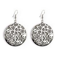 European Style Gold/Silver Star Earrings Jewelry for Women