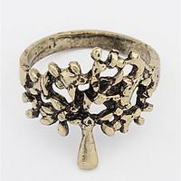 Euramerican Contracted The Tree Of Life Punk Vintage Ring Gift Jewelry