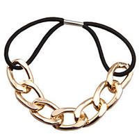 European Style Metal Chain Wild Hair Ties