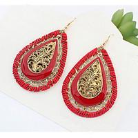 Europe and the United States to restore ancient ways Bohemia droplets woven earrings