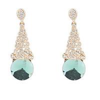 Euramerican Droplets Personalized Rhinestone Luxury Lady Party Drop Earrings Movie Jewelry