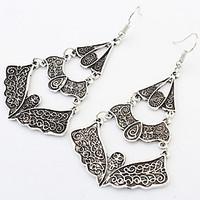 Euramerican Fashion Vintage Carve Patterns or Designs Drop Earrings Lady Party Movie Jewelry