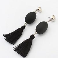 Euramerican Fashion Adorable Personality Ball Tassel Lady Party Earrings Statement Jewelry