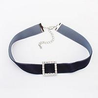 Euramerican Vintage Velvet Square Collar Choker Necklaces Party Movie Jewelry Gift