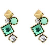 Euramerican Fashion Personalized Irregular Geometric Stud Earrings Lady Party Stud Earrings Statement Jewelry