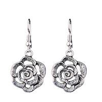 European And American Fashion Alloy Hollow Carved Earrings
