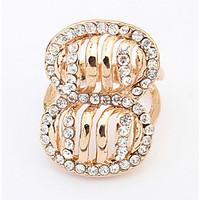 Euramerican Fashion Exaggerated Levon Han Rings Rhinestones Elegant More Occasions Women\'s Rings Movie Jewelry