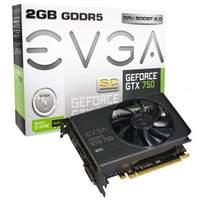 Evga Nvidia Gtx 750 Sc 1215mhz (boost 1294mhz) 5012mhz 2gb 128-bit Ddr5 Hdmi Dvi-i Dp Pci-e Graphics Card