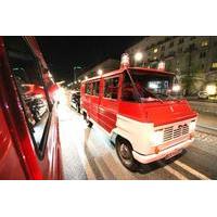 evening warsaw city tour in communist fire van