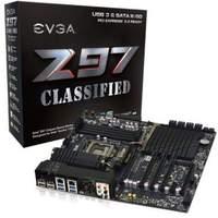 Evga Intel Lga1150 Z97 Classified 4*ddr3 6*usb3.0 6*usb2.0 2*gbe Lan E-atx Motherboard