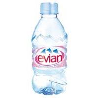 Evian Still Mineral Water 33cl bottle - 24 Pack