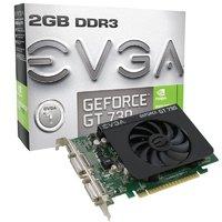EVGA GT 730 2GB DDR3 Dual DVI Mini HDMI PCI-E Graphics Card