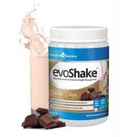 EvoShake Meal Replacement Shake Chocolate Delight 420g Tub with Scoop