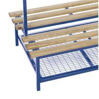 evolve duo shoe rack 1000mm blue