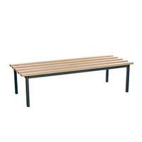 EVOLVE MEZZO DEEP BENCH 1000 X 595MM 2 LEGS - BLACK