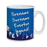 everton personalised legend mug blue