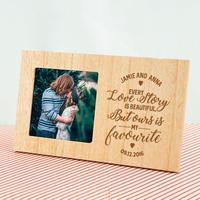 Every Love Story Customised Wooden Photo Frame