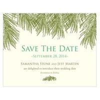 Evergreen Save The Date Card