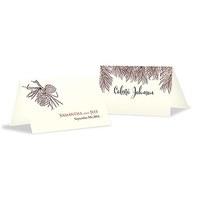 Evergreen Place Card With Fold