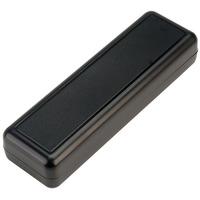 evatron pc001n abs enclosure black 129 x 40 x 25mm