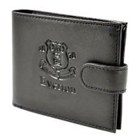 Everton Unisex Crest Embossed Leather Wallet, Multi-colour