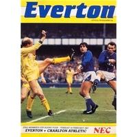 Everton v Charlton Athletic - Full Members Cup 4th Round - 24th Feb 1987