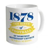 everton birth of football mug